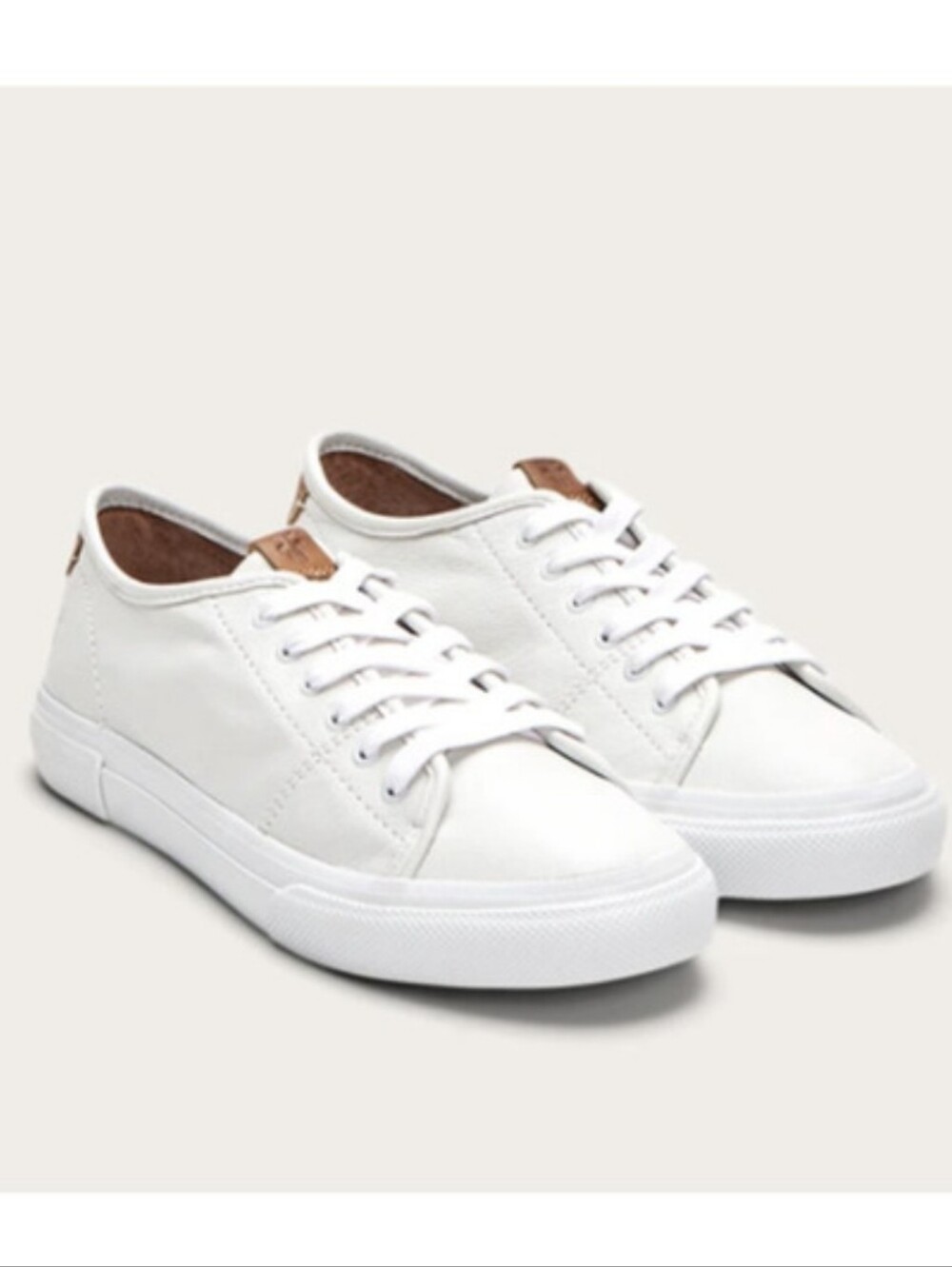 Frye Gia Low Lace Leather Sneaker Size 9